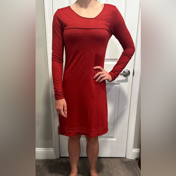 Horny Toad casual red dress - Picture 3 of 7